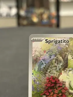 Pokemon Sprigatito Illustration Rare Full Art Holo 196/193 Sv02: Paldea Evolved - Image 2