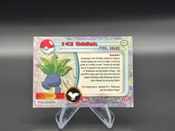 Oddish - #43 1999 Topps TV - Pokemon TCG - Image 2