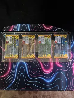 Pokemon XY Flashfire Booster Pack Sealed - X4 Full Art Set In Acrylic Case - Image 2