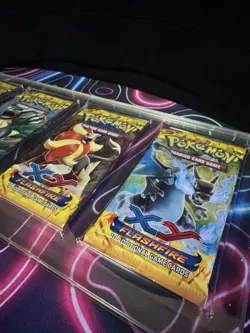 Pokemon XY Flashfire Booster Pack Sealed - X4 Full Art Set In Acrylic Case - Image 4