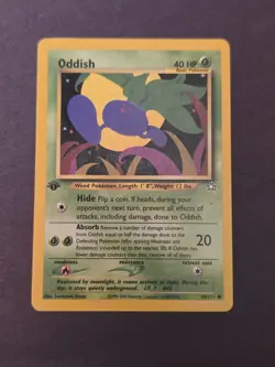 Pokemon Tcg 1st Edition Oddish Neo Genesis 68/111 Lp Condition - Image 1