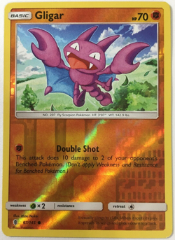 POKEMON GLIGAR 67/145 GUARDIANS RISING COMMON REVERSE HOLO NEAR MINT - Image 1