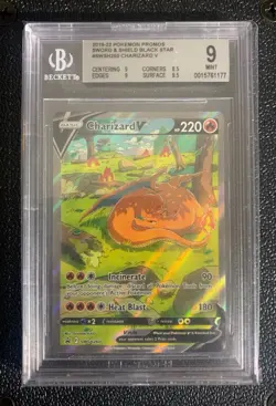 2019-22 Pokemon Promos Sword & Shield Black Star #SWSH260 Charizard V BGS 9 - Image 1