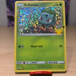 Bulbasaur - 1/25, Pokemon McDonald's 25th Anniversary Promos Promo, 001/025 NM - Image 1