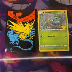 Bulbasaur - 1/25, Pokemon McDonald's 25th Anniversary Promos Promo, 001/025 NM - Image 3
