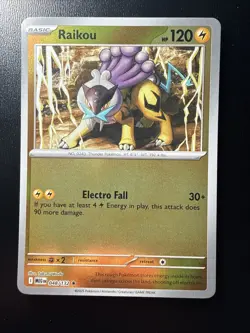 FREE SHIPPING POKEMON Pokemon Raikou 048/132 Reverse Holo Rare Mega Evolution - Image 1