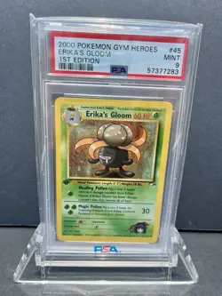 Pokemon TCG 1st Edition Erika’s Gloom, Weepinbell & Tangela - Image 3