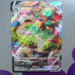 Pokemon TCG Snorlax VMAX 142/202 Ultra Rare Sword & Shield Base - NM - Image 1