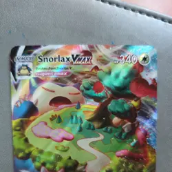 Pokemon TCG Snorlax VMAX 142/202 Ultra Rare Sword & Shield Base - NM - Image 2