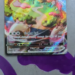 Pokemon TCG Snorlax VMAX 142/202 Ultra Rare Sword & Shield Base - NM - Image 3