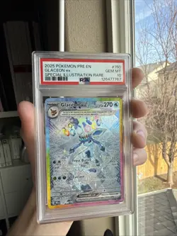 Pokemon 2025 Pre en Special Illustration Rare #150 Glaceon EX Gem Mint PSA 10 - Image 1