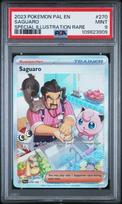 2023 Pokemon Scarlet & Violet Paldea Evolved: Saguaro SIR #270 PSA 9 MINT - Image 2