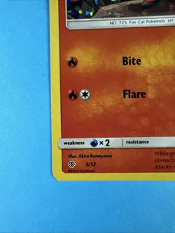 Litten - 3/12 LP Promo Holo McDonald's Promos 2017 Pokemon - Image 2