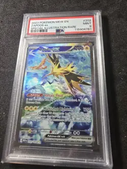 Zapdos Ex #202/165 - Pokemon(2023) English 151 Special Ill. Rare PSA MINT 9!💎 - Image 4