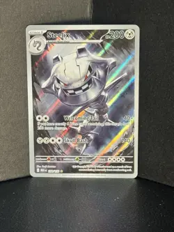 Steelix 150/132 Pokemon Mega Evolution Illustration Rare Near Mint - Image 1