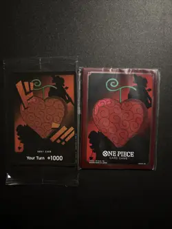 One Piece TCG Donquixote Rosinante Don Devil Fruits Vol. 3 DON!! Foil + Sleeves - Image 1