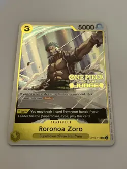 OnePiece TCG - Roronoa Zoro OP10-113 (Judge Pack Vol. 6) - Image 1