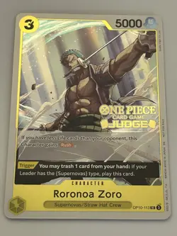 OnePiece TCG - Roronoa Zoro OP10-113 (Judge Pack Vol. 6) - Image 4
