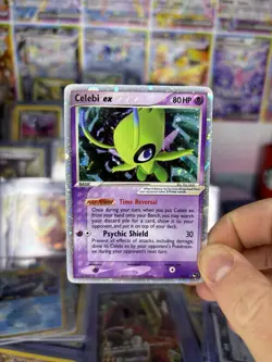 Celebi EX Holo Ultra Rare Pokemon TCG Card Pop Series 2 - Image 1