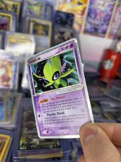 Celebi EX Holo Ultra Rare Pokemon TCG Card Pop Series 2 - Image 5