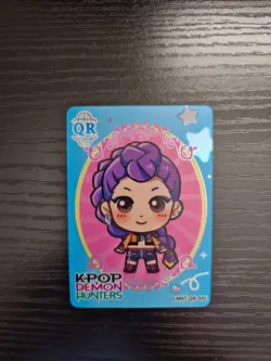NEW! KPop Demon Hunters Exquisite Collection Card - Rumi - QR Rarity #006 Holo - Image 1