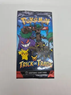 2024 Pokemon Trick Or Trade 3 Card Booster Pack Halloween Trick Or Treat - Image 1