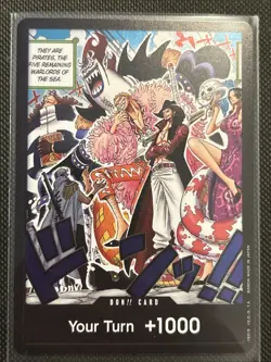 One Piece Card Game Don!! Card 500 Years In The Future OP07 Warlords NM - Image 1