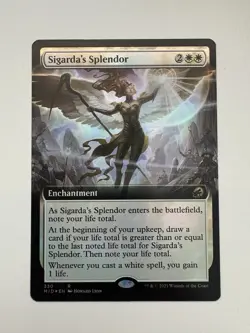 Sigarda’s Splendor Foil Borderless MTG Magic the Gathering Card NM Near Mint MID - Image 1
