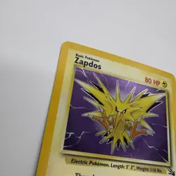 Pokemon TCG Zapdos Holo Rare Card 15/62 Fossil Lightly Played - Image 2