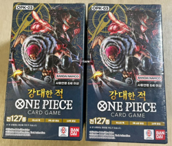 [12 BOXES] One Piece Card Game OPK-03 Pillars of Strength Booster Box Korean ver - Image 1