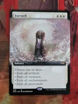 MTG Card: Farewell (Kamigawa: Neon Dynasty) EXTENDED ART - Image 1