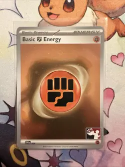 Fighting Energy Holo Prize Pack Series Promo Series 4 5 Pokemon Card NM/LP - Image 1