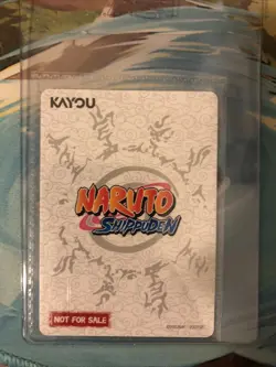 PSA Kayou Exclusive NARUTO Uzumaki PROMO CARD In hand - Image 2