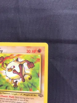 Pokemon Cards: Jungle 1st Edition Common: Mankey 55/64 - Image 3