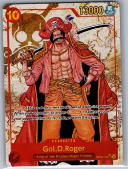Gol.D.Roger (Alt Art) OP09-118 English Emperors New World - One Piece Card - NM - Image 1