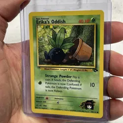 Erika's Oddish 70/132 - NM/MT - Gym Challenge Pokemon Card Nintendo Common WOTC - Image 2
