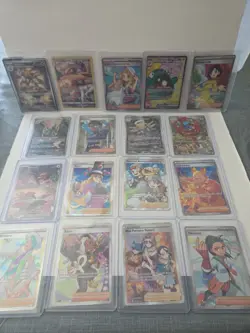 Pokemon TCG Full Art Rare Assorted Art Rare Card, NM Condition Lot Set Of 17 - Image 1