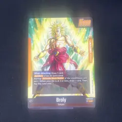 Broly FB08-073 Leader Alternate Art Saiyan's Pride Dragon Ball English Card - Image 4