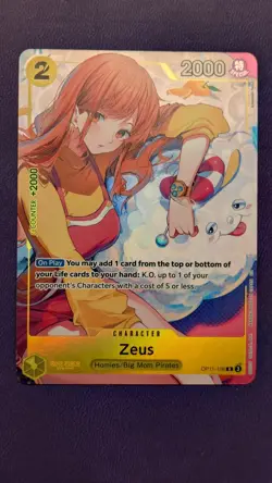 ENGLISH Zeus (OP11-106) Promo Bandai Card Games Fest 24-25 - Image 1