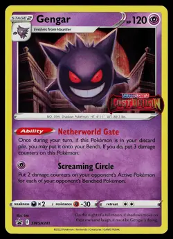 Pokemon Card - Gengar Lost Origin Promo SWSH241 Holo Stamped - Image 1