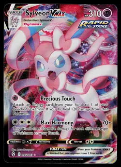 Pokemon Card - Sylveon VMAX Evolving Skies 075/203 Ultra Rare - Image 1