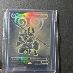 Magic: The Gathering TLA Foil Legendary Creature Cards Aang Swift Savior & Ocea. - Image 1