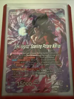 Dragon Ball Super Card Game SS4 Vegito, Sparking Potara BT24-112 Foil SLR - Image 1