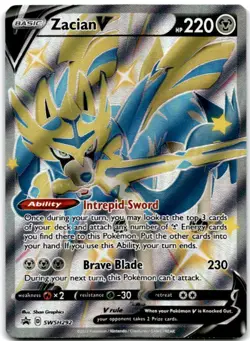Zacian V (Shiny) - Promo SWSH: Sword & Shield Promo Cards SWSH292 NM - Image 1