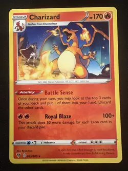 Charizard - 025/185 - SWSH04: Vivid Voltage - Pokemon TCG Card - - Image 1
