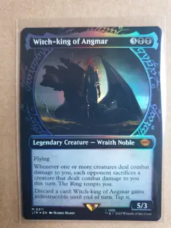 Witch-king of Angmar Foil Showcase MTG Magic Gathering Card NM Near Mint LTR - Image 1