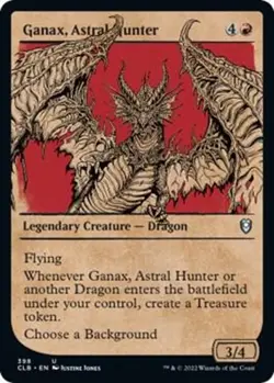 Ganax, Astral Hunter 398 (Showcase Foil) March of the Machine NM - Image 1