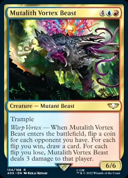 1x Mutalith Vortex Beast NM-Mint, English Commander: Universes Beyond: Warhammer - Image 1