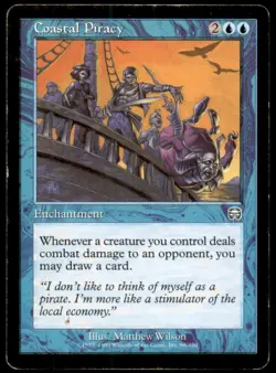 Coastal Piracy LP Light Play Mercadian Masques MTG [10263] - Image 1