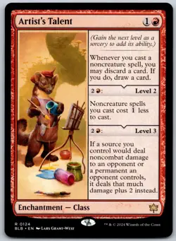 Artist's Talent R Bloomburrow 124 NM - Image 1